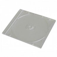 Box na 1 szt. CD, przezroczysty, cienki, No Name, 5,2mm