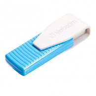 Verbatim USB flash disk, 2.0, 8GB, Swivel, Caribbean Blue, 49812