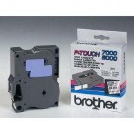 Brother taśma do drukarek etykiet, TX-151, czarny druk/przezroczysty podkład, laminowane, 8m, 24mm