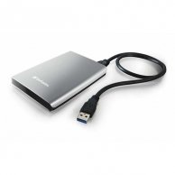 Zewnetrzny dysk twardy Store ´n´ Go, Verbatim, 2,5, 1000GB, 1TB, USB 3.0, 53071, srebrna