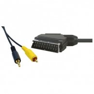 Audio/video kabel Scart-Cinch + Jack(3,5mm), M/M 5m