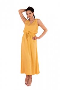 Anara Mustard D144 sukienka