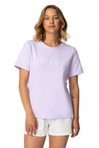 LaLupa LA109 T-shirt z napisem LALUPA sea life - wrzosowy