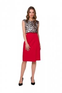 Stylove S343 Spódnica - czerwona