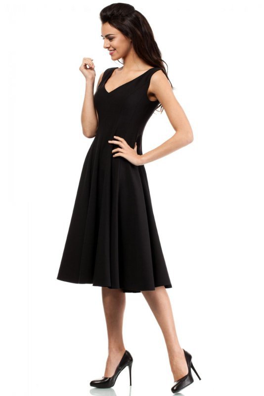 MOE201 sukienka czarna