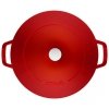 Zestaw 3 naczyń żeliwnych z pokrywką STAUB 40508-387-0 - czerwony 24 cm