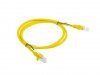 Patchcord UTP Lanberg PCU5-10CC-0100-Y (RJ45 - RJ45 ; 1m; UTP; kat. 5e; kolor żółty)