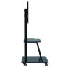 TECHLY STOJAK MOBILNY TV LED/LCD/PDP 55-100 CALI 150KG Z PÓŁKĄ ICA-TR30