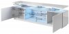 Szafka RTV EVA 180x40x52 grafit/grafit połysk