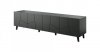 Szafka RTV ETNA 200x42x52 czarny mat