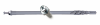 Kołek do mocowania na elewacji Ebolt 12*220 mm z gwintem wewnetrznym m5