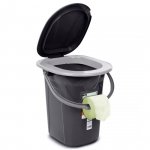 GREENBLUE TOALETA PRZENOŚNA TURYSTYCZNA, ANTRACYTOWA GB320AG