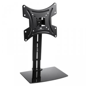 Uchwyt na ścianę do TV z półką Maclean max. 20kg max. VESA 200x200 dla TV 15-42 MC-451