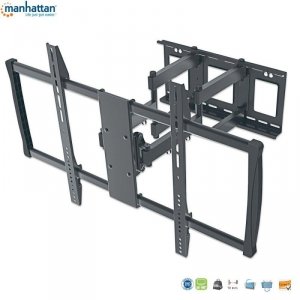 Uchwyt ścienny LCD/LED Manhattan ICA-PLB 221BK 60-100 regulowany, czarny