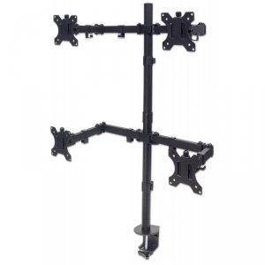Uchwyt biurkowy Manhattan 13-32 4x8kg, 4 monitory