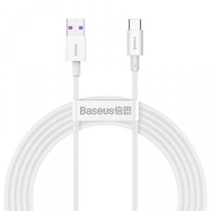 Kabel przewód USB - USB-C / Typ-C 200cm Baseus Superior CATYS-A02 z obsługą szybkiego ładowania 66W