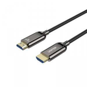 Kabel Optyczny HDMI Unitek C11085GY01-20M v2.1 AOC, 8K, UHD, 120Hz M/M 20m