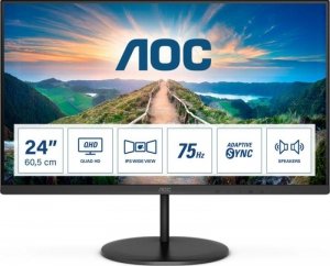 Monitor AOC 23,8 Q24V4EA HDMI DP głośniki