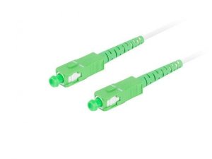 Patchcord światłowodowy Lanberg SM SC/APC-SC/APC SIMPLEX 3.0mm LSZH G657A2 35m biały