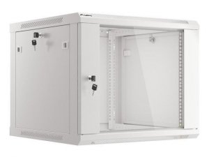 Szafa instalacyjna Rack wisząca 19 9U 600x600 szara Lanberg (flat pack)