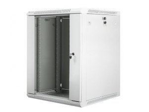 Szafa instalacyjna Rack wisząca 19 15U 600x600 szara Lanberg (flat pack)