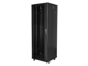 Szafa instalacyjna Rack stojąca 19 37U 600x600 czarna Lanberg (flat pack)