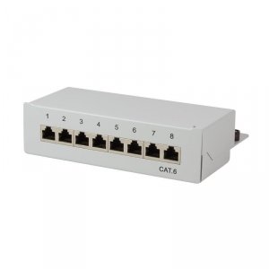 Patch panel stacjonarny LogiLink NP0016A 8x RJ45 kat.6 ekranowany