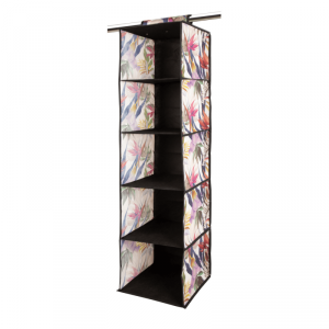 FLORAL w kwiaty wiszący organizer do szafy 5 przegród 30x30x120m