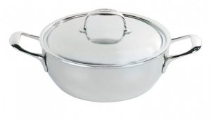 Patelnia głęboka z 2 uchwytami DEMEYERE Atlantis 7 40850-935-0 - 28 cm