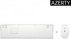 Zestaw bezprzewodowy klawiatura + mysz HP 655 White 860P8AA