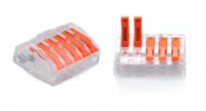 ZŁĄCZKA DO PRZEWODÓW ZATRZASKOWA 0,2-4,0mm2 PC-235 5GNIAZD (30szt.)