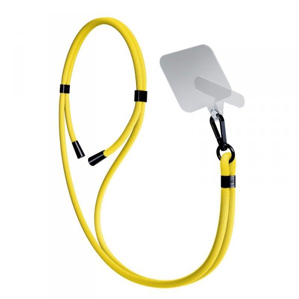 Smycz do telefonu - 3mk EasyClip - żółta