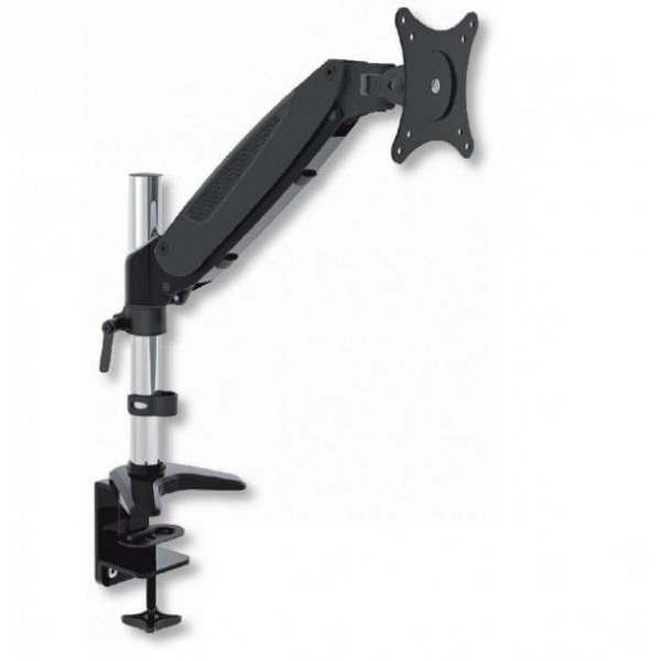 Ramię biurkowe LCD/LED Techly 15&quot;-27&quot;, 8kg Amortyzator Gazowy