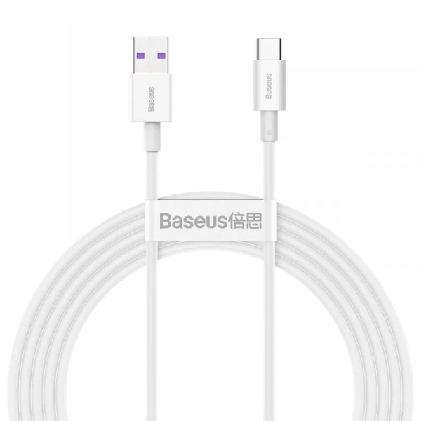 Kabel przewód USB - USB-C / Typ-C 200cm Baseus Superior CATYS-A02 z obsługą szybkiego ładowania 66W