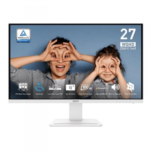 Monitor MSI 27&quot; PRO MP273QW E2 IPS QHD 100Hz 2xHDMI DP głośniki