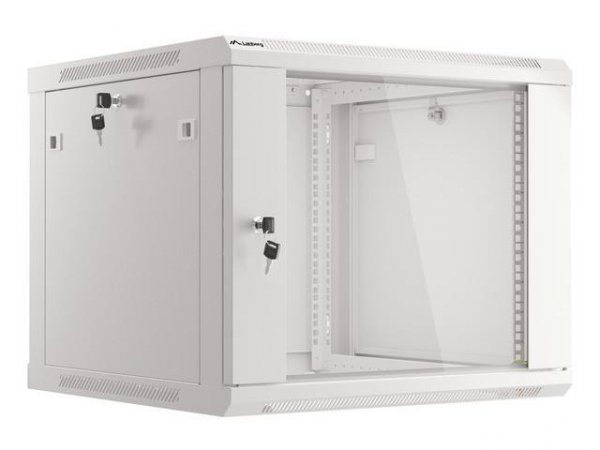 Szafa instalacyjna Rack wisząca 19&quot; 9U 600x600 szara Lanberg (flat pack)