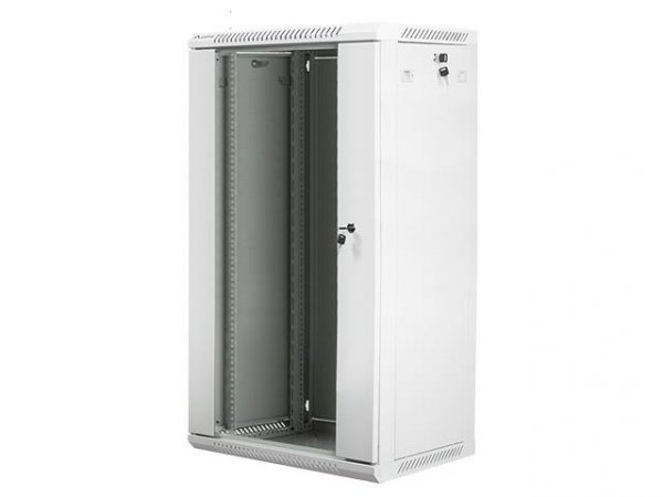 Szafa instalacyjna Rack wisząca 19&quot; 22U 600x450 szara Lanberg (flat pack)
