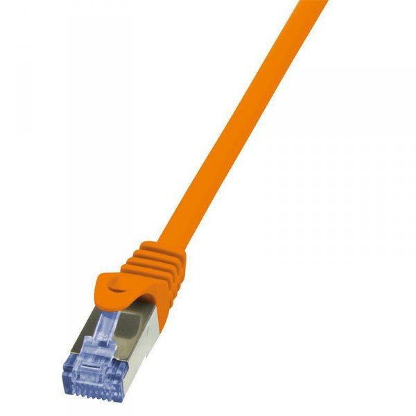 Patchcord LogiLink CQ3058S Cat.6A S/FTP 2m pomarańczowy