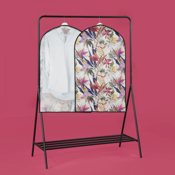 FLORAL w kwiaty organizer na płaszcz 60x100cm