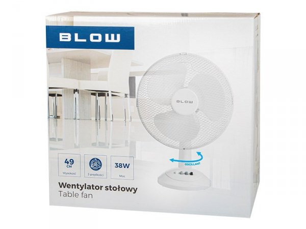 BLOW WENTYLATOR STOŁOWY 12&quot; 40W