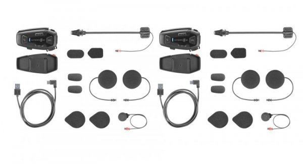 Interkom motocyklowy INTERPHONE U-COM 8R, komplet na 2 kaski