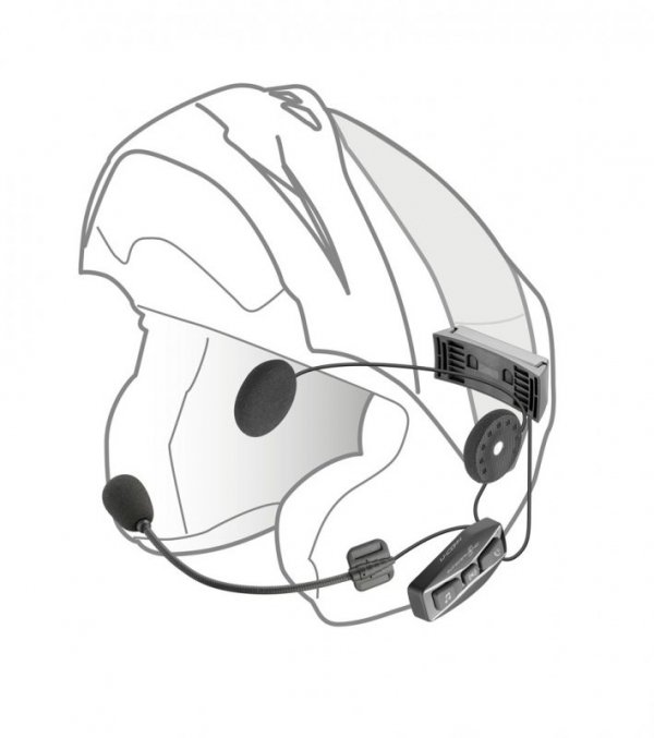 Interkom motocyklowy INTERPHONE U-COM 4, komplet na 1 kask