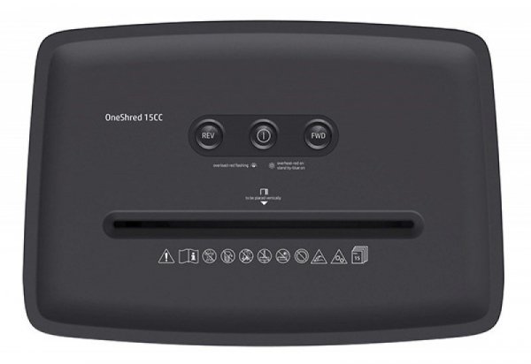 HP Niszczarka ONESHRED 15CC, 20L jasnoszara