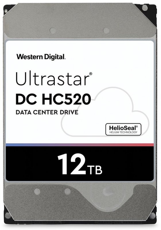 Dysk serwerowy HDD Western Digital Ultrastar DC HC520 HUH721212ALE604 (12 TB; 3.5&quot;; SATA)