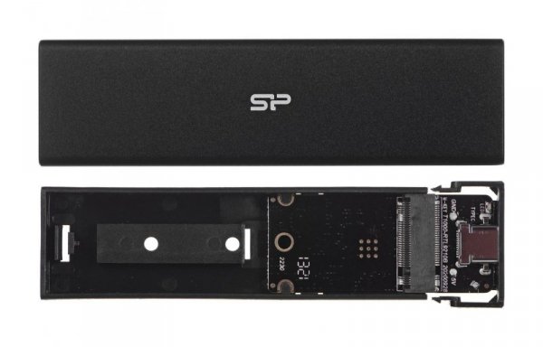 Obudowa SSD Silicon Power PD60 M.2 NVMe/SATA SSD  USB-C