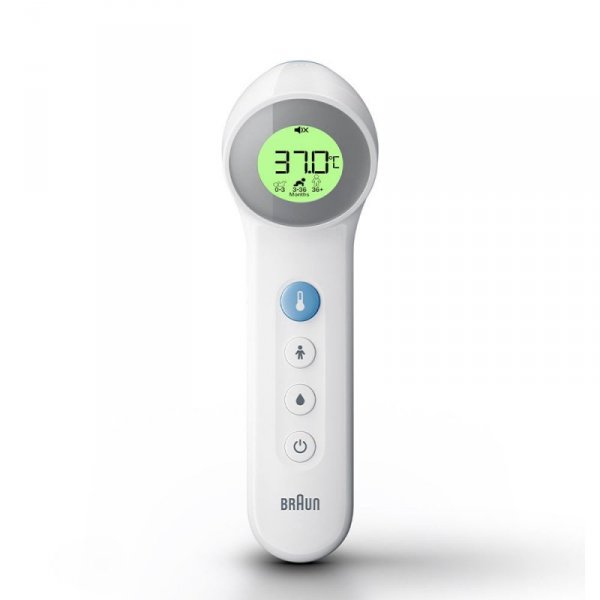 Termometr bezdotykowy Braun Age Precision BNT400 (Bezdotykowy, Pomiar kontaktowy; kolor biały)