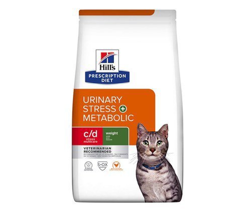 HILL&#039;S PD FELINE  C/D URINARY STRES + METABOLIC 3 KG