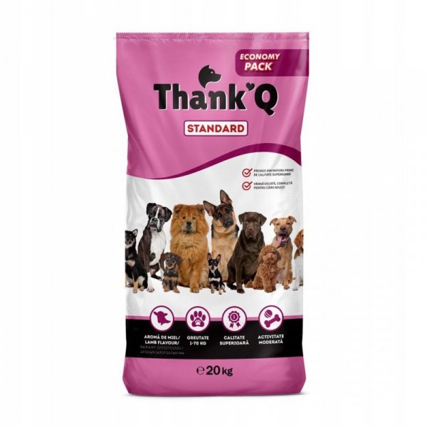 THANK&quot;Q STANDARD Karma dla psa, jagnięcina 20kg