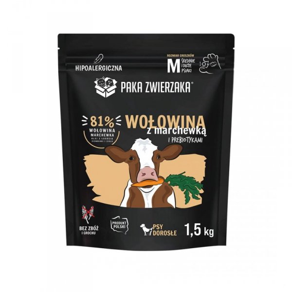 Paka Zwierzaka Seventh Heaven Wołowina z marchewką &#039;&#039;M&#039;&#039;   1,5kg