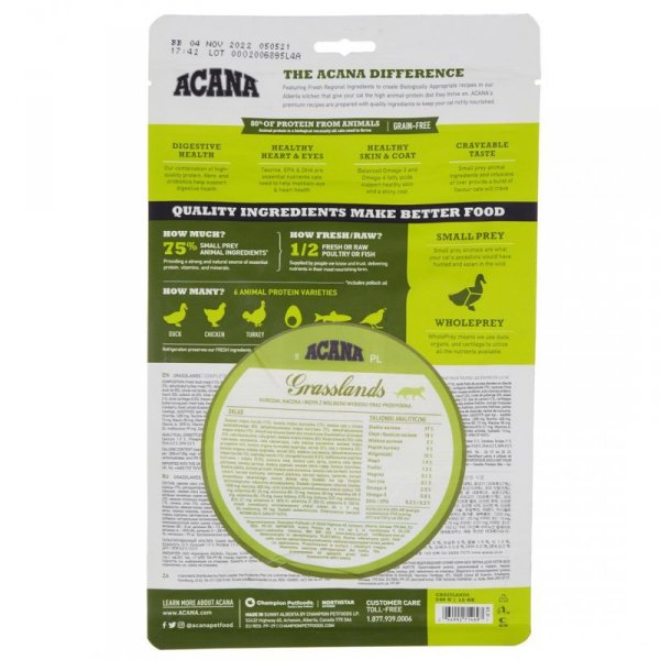 ACANA Grasslands cat 340g